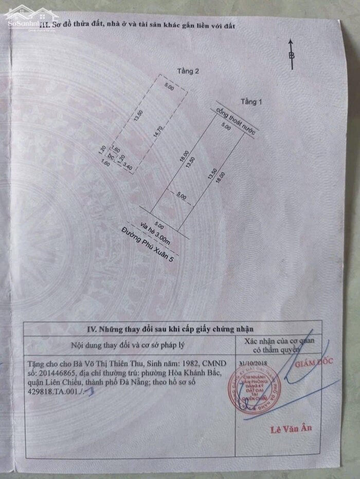 Hình ảnh Chính chủ gửi bán nhà 2 tầng MT Phú Xuân 5,P Hoà Khánh.Đà Nẵng 3