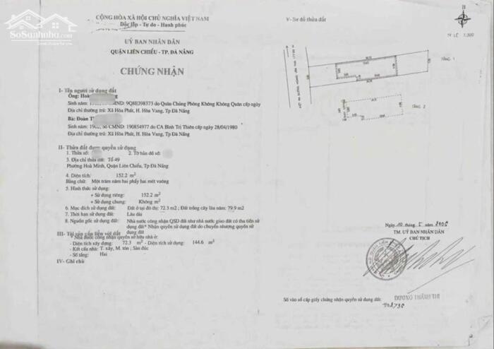 Hình ảnh Tôi cần bán nhà 2 tầng mặt tiền đường Đào Sư Tích , Phường Liên Chiểu, TP. Đà Nẵng ⭐⭐⭐⭐ 0