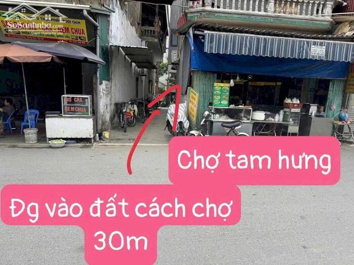 Hình ảnh Cực Đẹp, Bán lô đất 71m2 ngay chợ Tam Hưng, An Sinh Đỉnh, Giá Rẻ 0