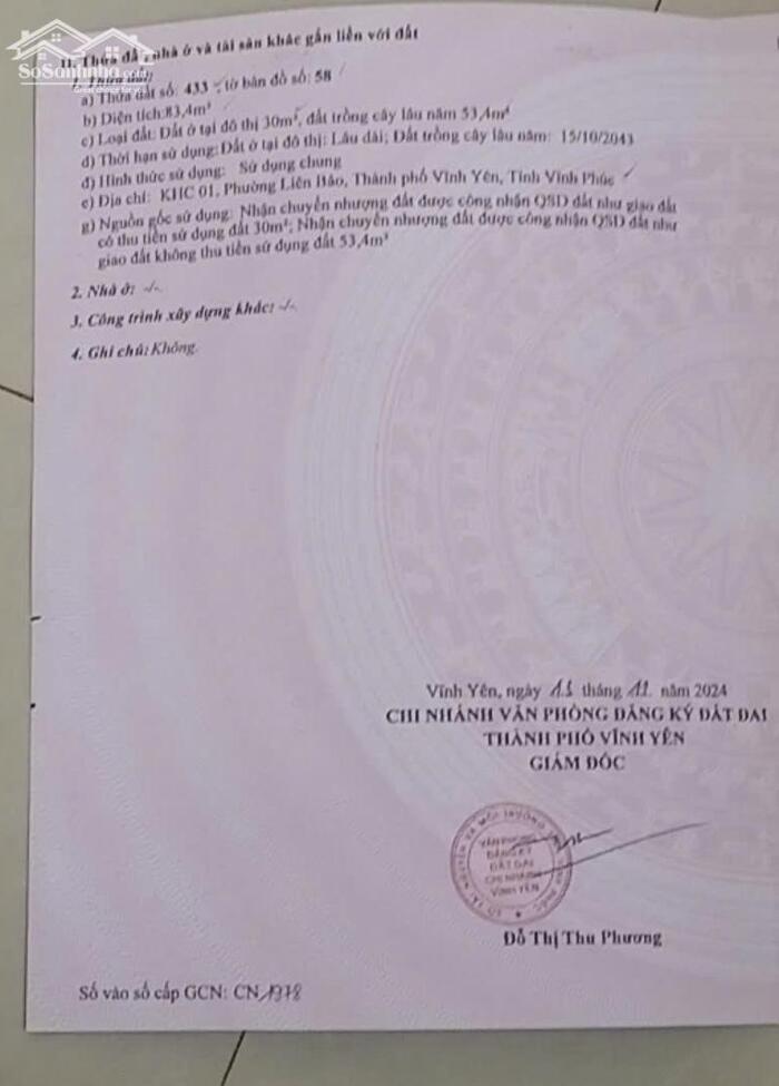 Hình ảnh Bán lô góc hai mặt tiền Trại Thuỷ, Liên Bảo lh_0987673102 2