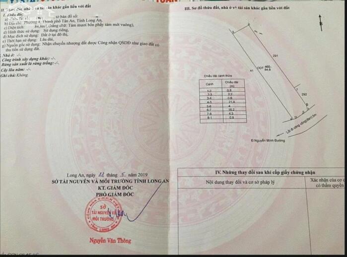 Hình ảnh Nhà hẻm ba gác đường Nguyễn Minh Đường P4 TP Tân An 4