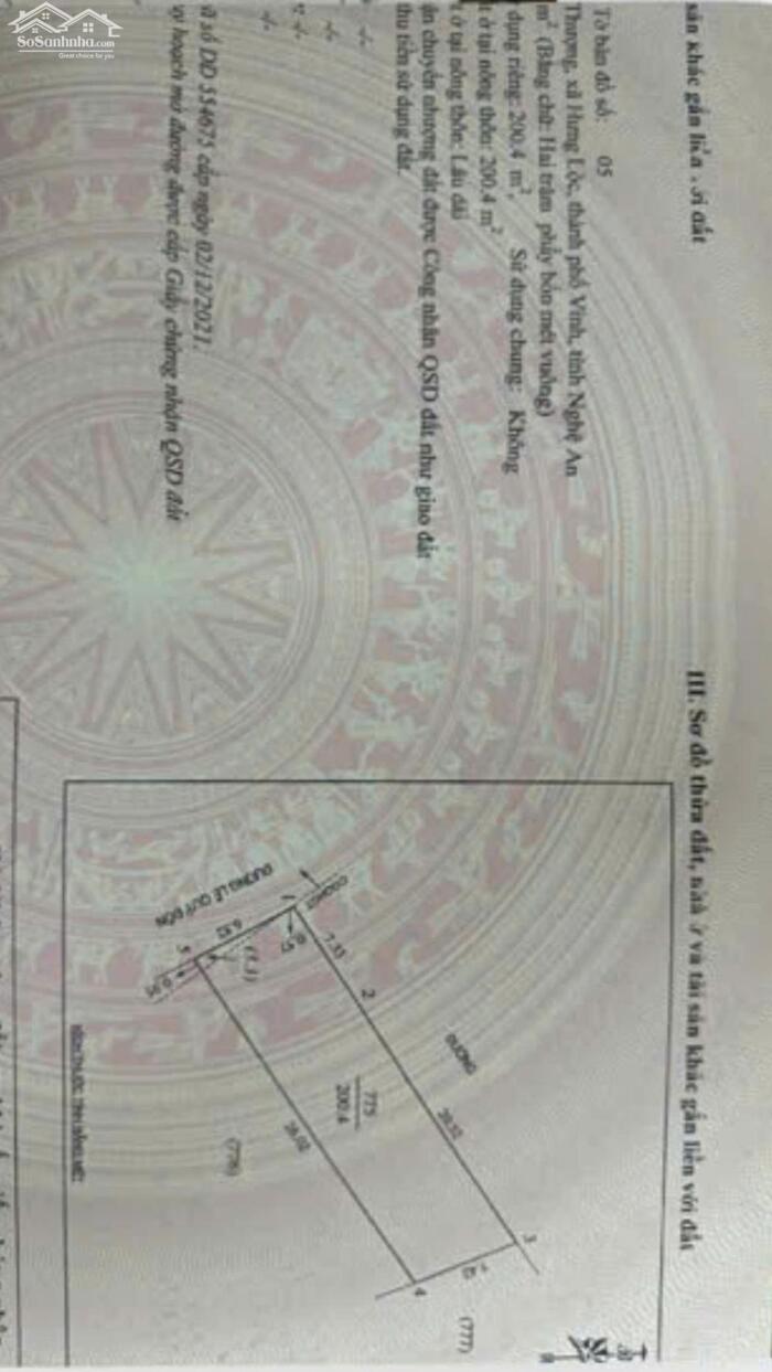 Hình ảnh Bán lô Góc 200m2 mặt đường kinh doanh Lê Quý Đôn, Hưng Lộc, TP Vinh 1