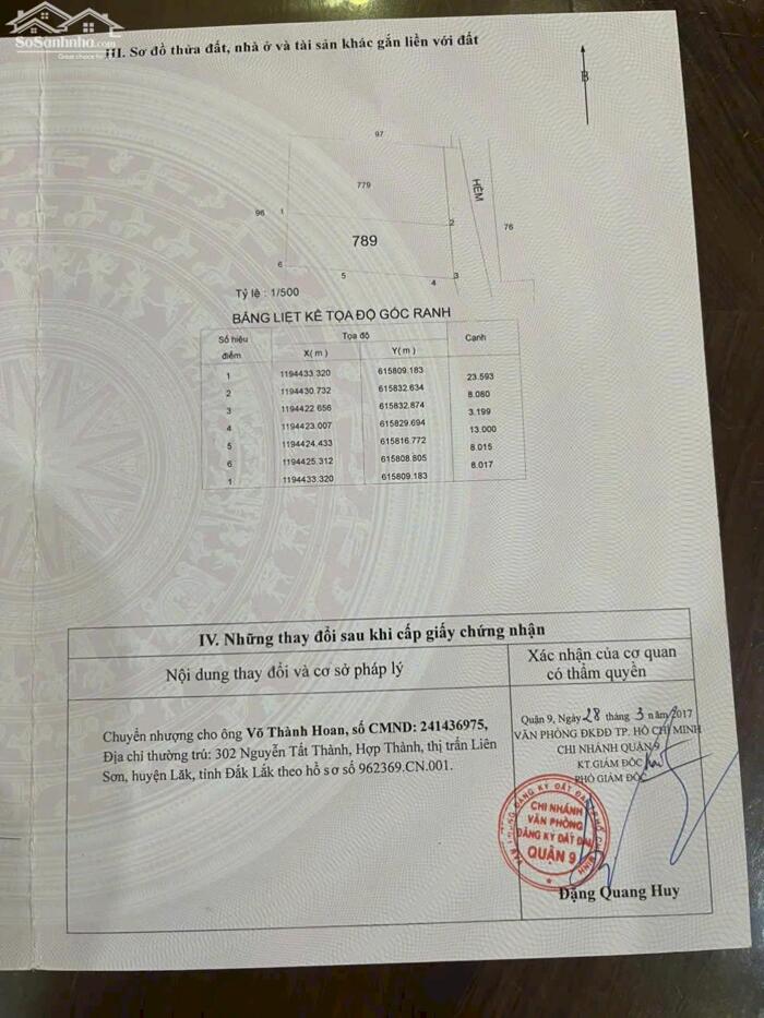 Hình ảnh BDS HVL [NC] ĐẤT 191m2 8x24m hẻm 43 đường 1 Long Trường Giá 42tr 1