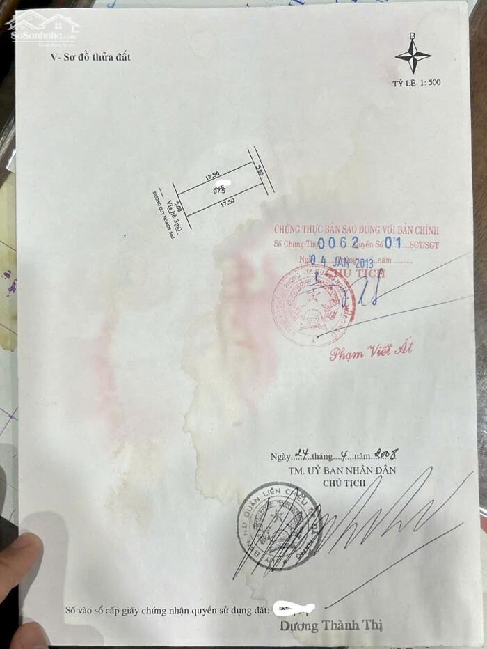 Hình ảnh Cần bán lô đất MT chơn tâm 7.Đà Nẵng 2