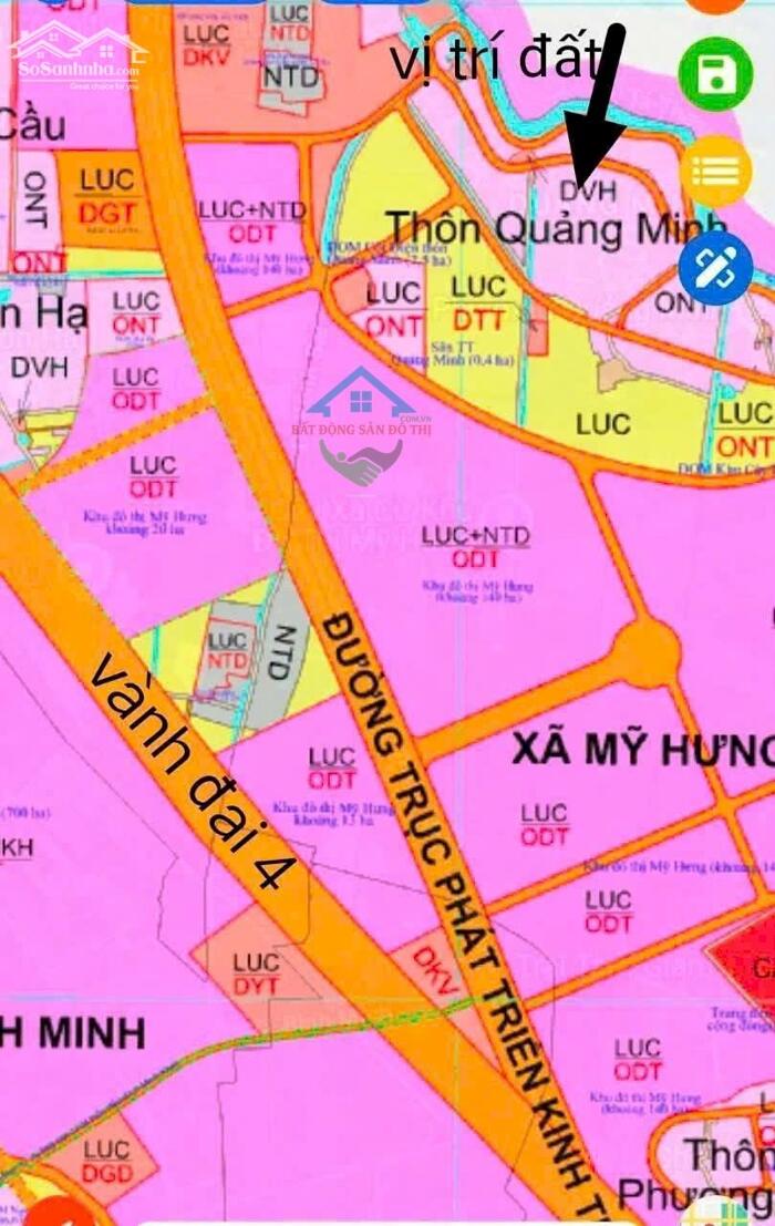 Hình ảnh Bán đất Quảng Minh Mỹ Hưng Thanh Oai, Siêu Phẩm 3 thoáng, Sát KĐT Thanh Hà 2