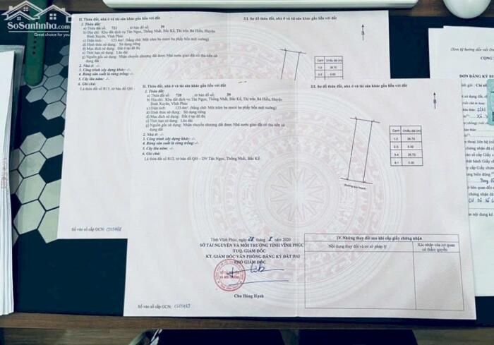 Hình ảnh Bán 2 lô liền nhau khu Tân ngọc, Bá hiến, Bình xuyên 3