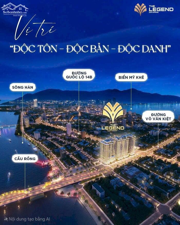 Hình ảnh Vị trí dự án The Legend City Da Nang 2