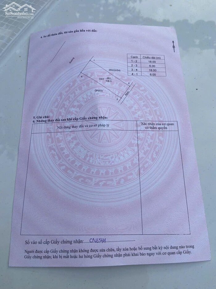 Hình ảnh Bán lô 108m2, mt 6m Phố An Sơn, Đống Đa, Vĩnh Yên lh_0987673102 2