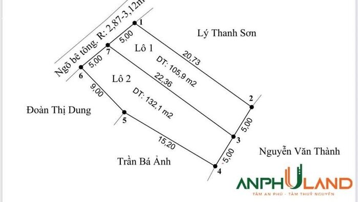Hình ảnh Cần bán lô đất đẹp mặt tiền rộng tại Phường Hòa Bình, TP Hải Phòng 1