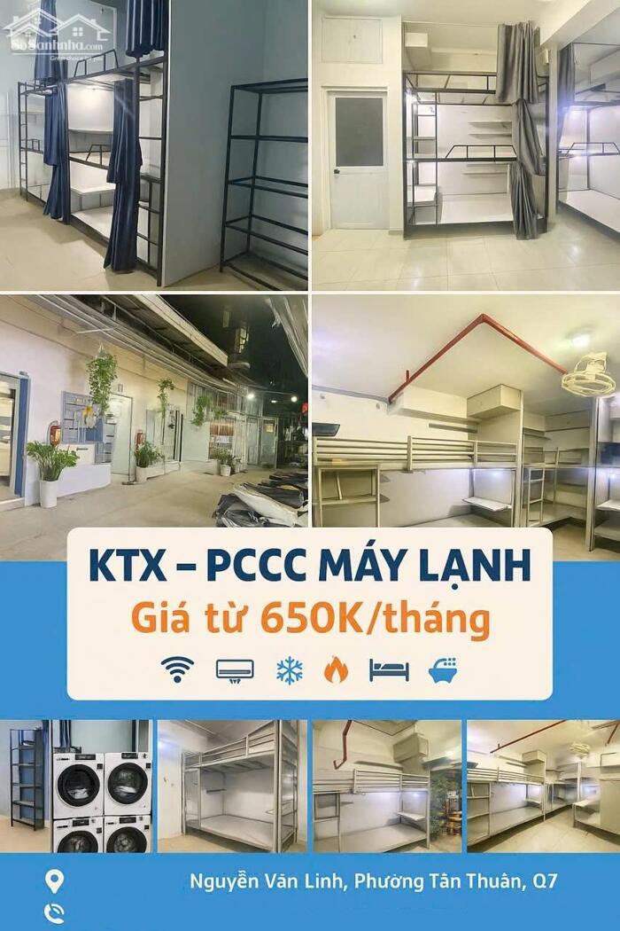 Hình ảnh ️Ký túc xá Quận 7 giá rẻ Bao điện nước uy tính tiện ích Có khắp HCM. 1