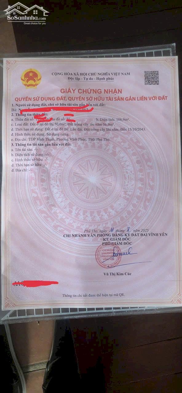 Hình ảnh Bán lô 107m2, mặt tiền 5.7m Băng 2 đường Mê Linh, Khai Quang lh_0987673102 3