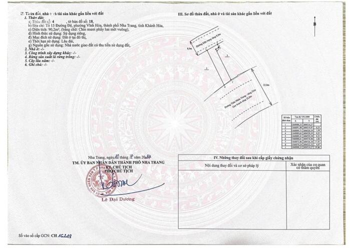 Hình ảnh Bán Lô Đất 2 Mặt Tiền Đường Thân Nhân Trung – Hòn Xện – Bắc Nha Trang 5