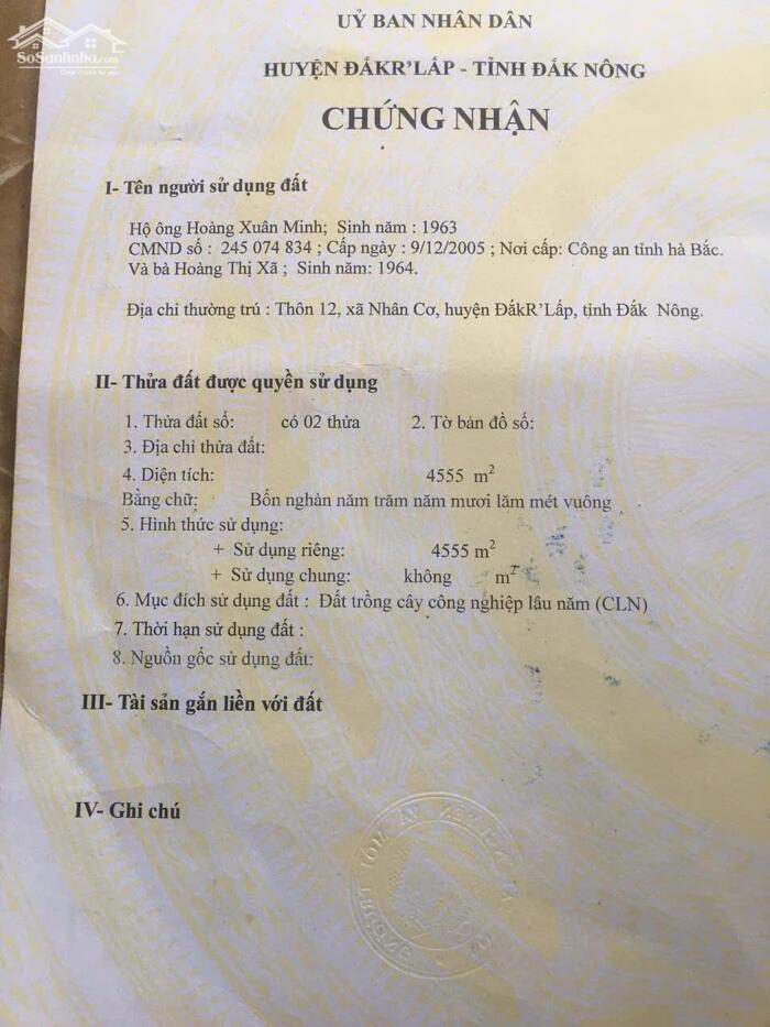 Hình ảnh Thác suối đá 4,5 sào giá rẻ gần sát Trung Tâm Gia Nghĩa 4