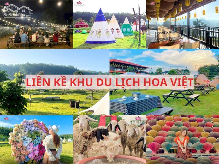 Hình ảnh Đất liền kề KDL Hoa Việt, cạnh KCN Minh Hưng 3
