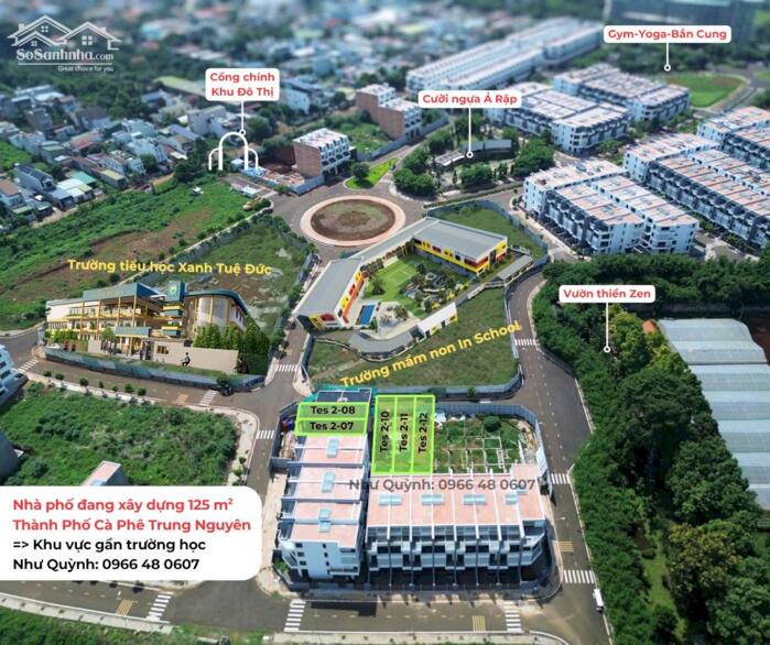 Hình ảnh Chỉ 1 căn giá tốt 7.3 tỷ Dự án Thành Phố Cà Phê Trung Nguyên 0