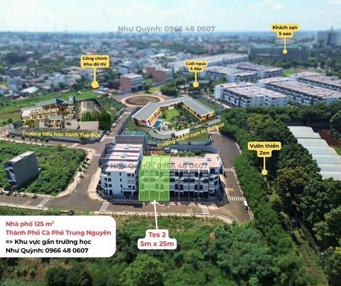 Hình ảnh Chỉ 1 căn giá tốt 7.3 tỷ Dự án Thành Phố Cà Phê Trung Nguyên 2