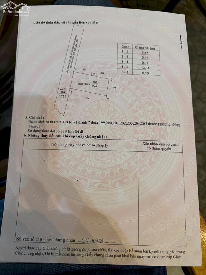 Hình ảnh Bán đất Đông Nghĩa, Đồng Tâm, Vĩnh Yên, Vĩnh Phúc. Dt 80m2 xây nhà đẹp 1