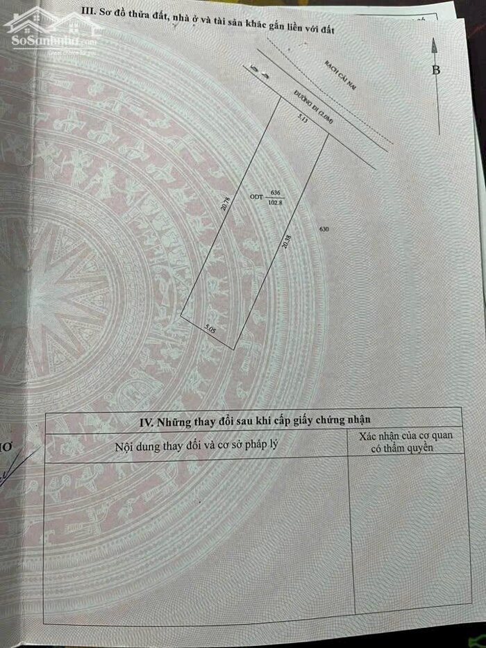 Hình ảnh Bán nền thổ cư 100% diện tích đẹp ngang 5m dài 20m sổ hồng 1