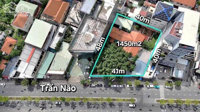 Hình ảnh Bán Đất Mặt Tiền Trần Não 1450m2(41mx48m) Fuul Thổ Cư-CTXD 1 Hầm 7 Tầng 2