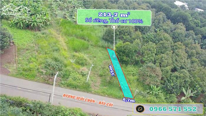 Hình ảnh Bán Đất Thổ Cư (6,7mx35m) Mt Đường Nhựa “ Suối Chồn-Bầu Cối” Giá Chỉ 1,450 Tỷ. 0