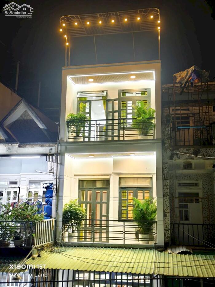 Hình ảnh Bán Nhà đẹp full nội thất mới, 4x14m, 3 tầng, 4PN, HXH 7m Thạnh Lộc 57 giá hơn 4Tỷ 1
