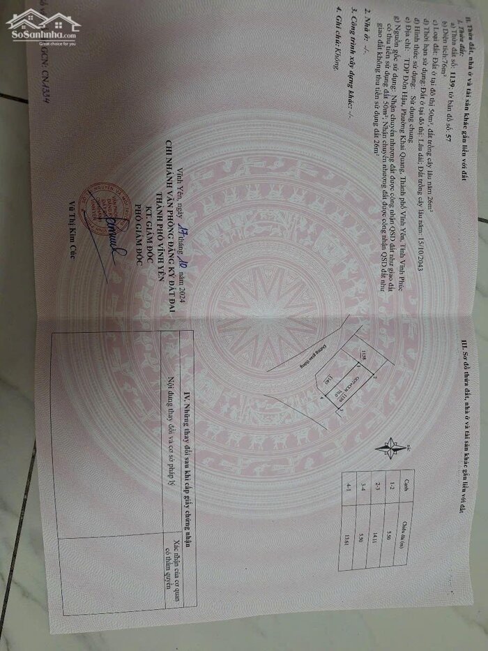 Hình ảnh Bán lô góc 158m2, gần Siêu Thị Go Vĩnh Yên lh_0987673102 2