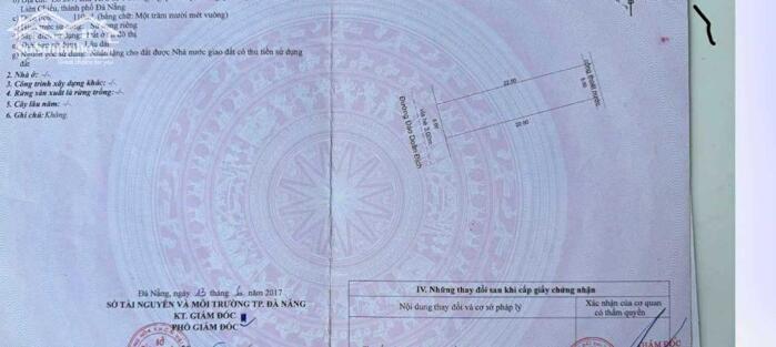 Hình ảnh Cần bán đất MT đường Đào Doãn Địch.Đà Nẵng 2