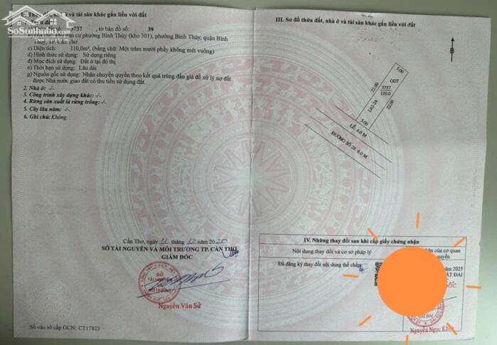 Hình ảnh Bán 2 nền liền kề đường số 28, kdc Ngân Thuận, tp.Cần Thơ 5