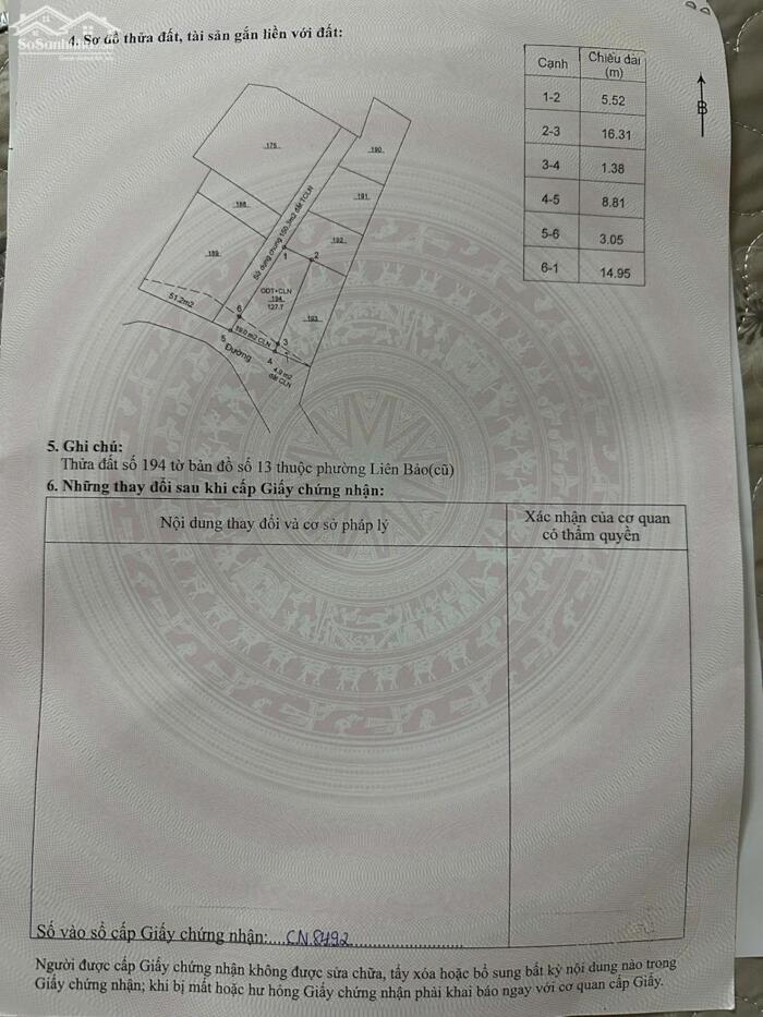 Hình ảnh Bán nhanh đất ô góc Liên Bảo, Vĩnh Yên. 2