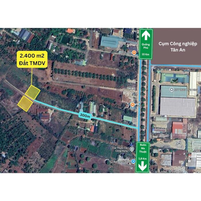 Hình ảnh Bán đất TMDV đối diện KĐT Ân Phú giá tốt 1