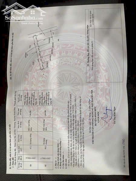 Hình ảnh Đất đẹp Giá tốt 47m Lô góc Ô tô Cao Xá, Hoài Đức, HN. 1