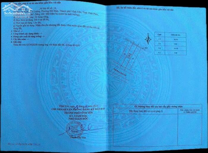 Hình ảnh Bán lô 133m2 đường Phạm Đình Hổ, Hội Hợp, Vĩnh Yên lh_0987673102 2