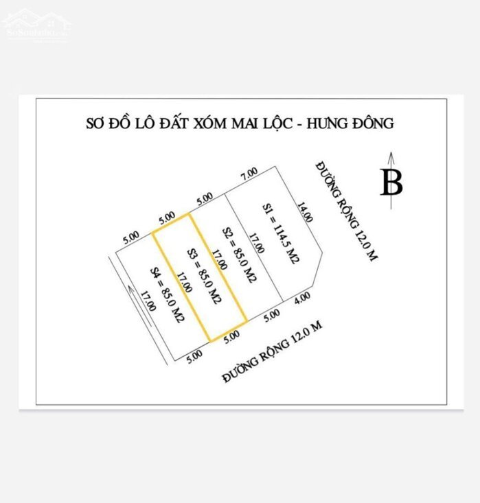 Hình ảnh Cần bán lô đất 85m2 khu đấu giá MAI LỘC - HƯNG ĐÔNG, TP Vinh 1