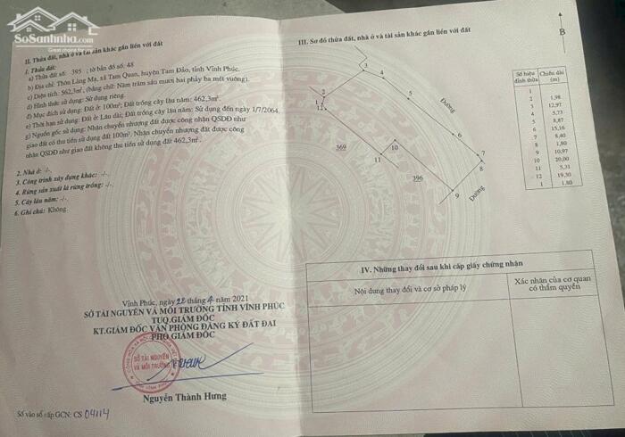 Hình ảnh Bán đất rộng Tam đảo, Vĩnh phúc. Siêu phẩm viu cánh đồng - nhìn đỉnh núi Tam đảo tuyệt đẹp 2