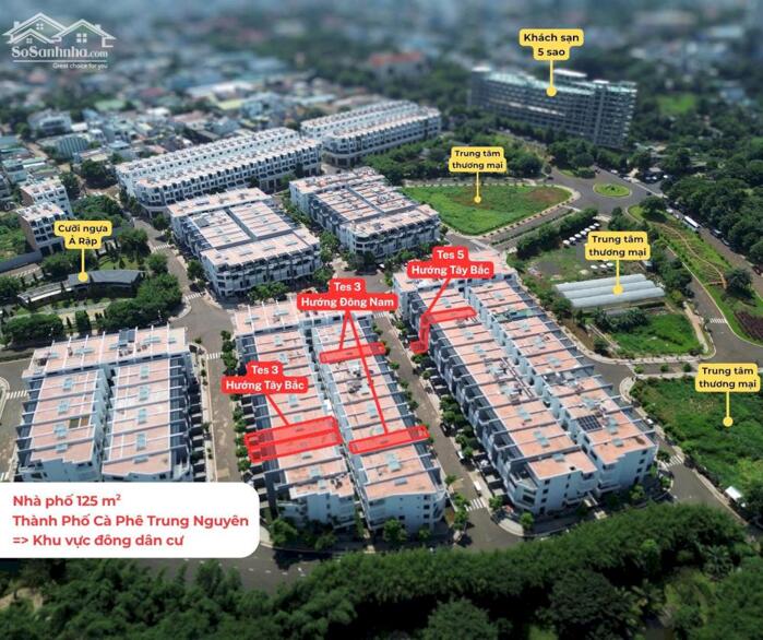 Hình ảnh Căn Tesla 05-35 giá 8.5 tỷ, sẵn sổ . Hỗ trợ vay 70% dự án Trung Nguyên 2