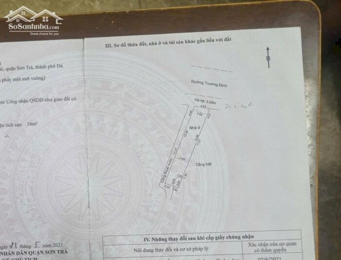 Hình ảnh Chính chủ bán đất mặt tiền đường 7M5 Trương Định , Phường Sơn Trà , TP. Đà Nẵng ⭐⭐⭐⭐⭐ 1
