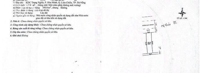 Hình ảnh Cần bán lô đất MT đường Nguyễn Thái Bình.Đà Nẵng 2