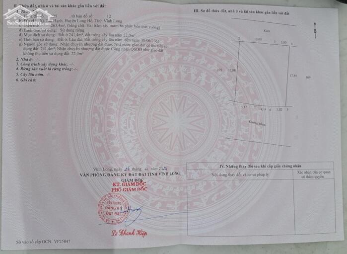 Hình ảnh Bán đất thổ cư mặt tiền Cầu Mương Khai, Tân Hạnh, Vĩnh Long 3