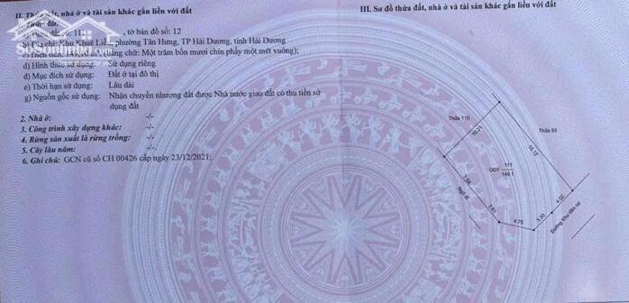 Hình ảnh Bán đất mặt tiền Nguyễn Sinh Sắc (Ngô Quyền kéo dài) TP Hải dương 2