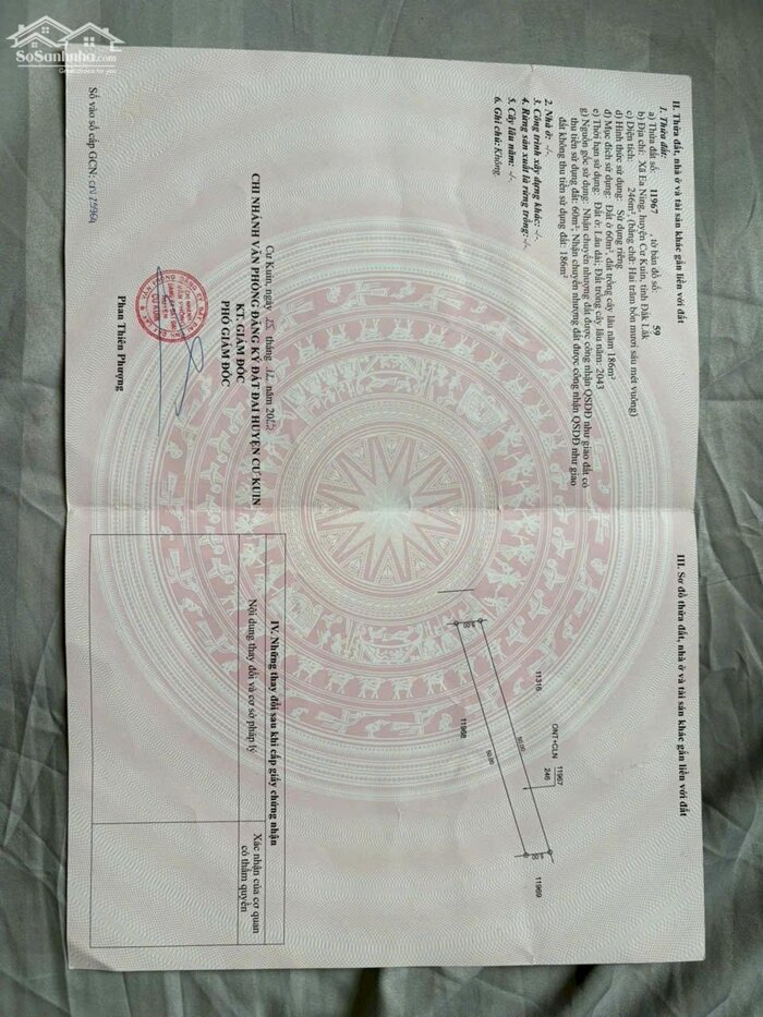 Hình ảnh Ea Ning- Cư Kuin- Đắ kLắk dt 5*50m thổ cư 60m2 view hồ trên đất full trái cây chỉ 2xxtr 4