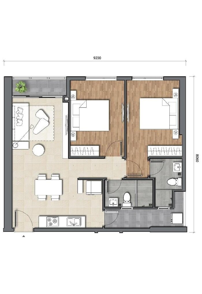 Hình ảnh BÁN CĂN HỘ 2PN TẦNG TRUNG ĐẸP PRECIA NGUYỄN THỊ ĐỊNH GIÁ TỐT NHẤT CHỈ 5.9 TỶ, CÓ SỔ HỒNG 6