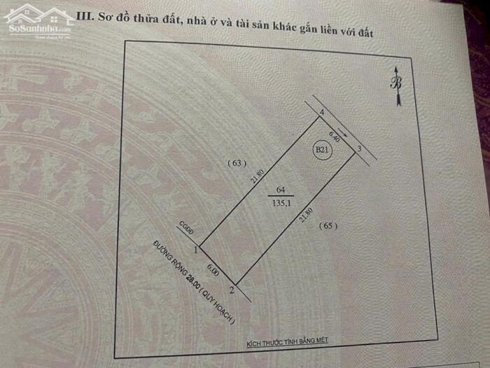 Hình ảnh Bán lô 135m2 mặt đường Nguyễn Sơn, khu TĐC Trung Đô, đối diện Handico 69 0