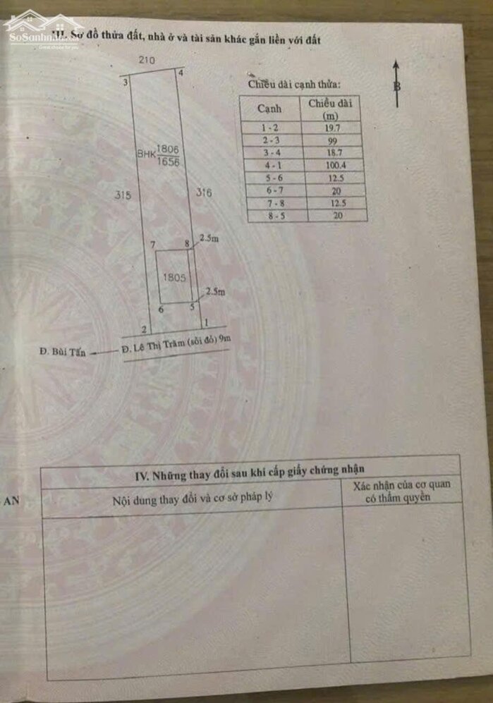 Hình ảnh 2 công đất Mt đường Lê Thị Trâm, Nhơn Thạnh Trung TP Tân An 2