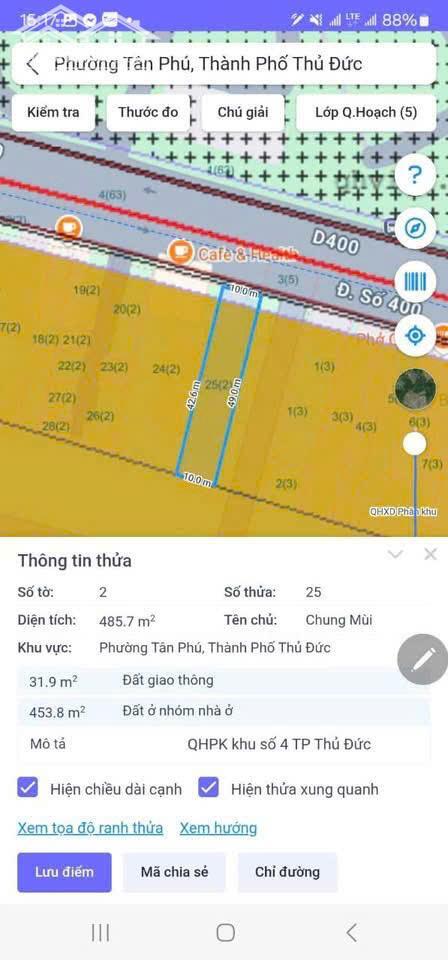 Hình ảnh BDS HVL [NC] D400 sát BV Ung Bứou Q2 bán nè 0