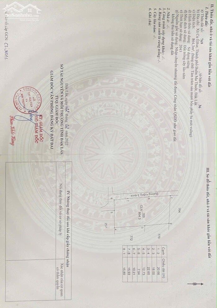 Hình ảnh Đất Nn View Trên Cao Hẻm 327 Y Moal 42X20M Giá 3,7 Tỷ Khu Dân Cư Quỳnh Anh 3