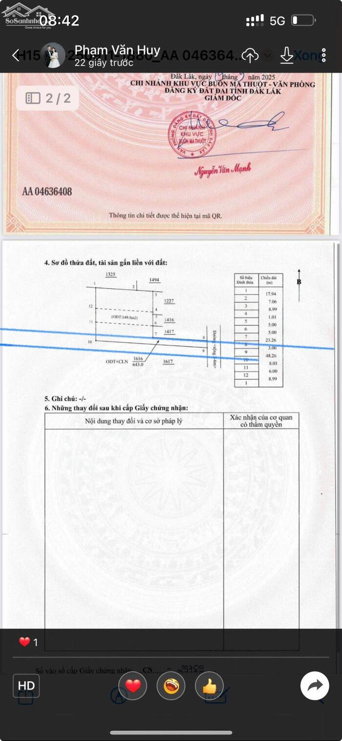 Hình ảnh Hẻm 09 Vành Đai To Chà Bá Thông Y Moal 25X20M Tc149M2 Chỉ 3,9 Tỷ Quỳnh Anh 3