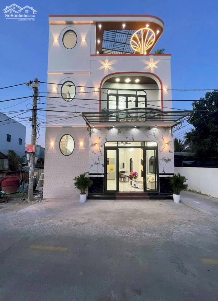 Hình ảnh Nhà 2Lầu đúc, Góc 2MẶT TIỀN - BỜ KÈ RẠCH CÁI SƠN (Gần sát chợ An Bình, view cực kì đẹp) 2