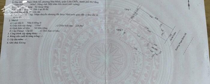 Hình ảnh Cần bán nhà 2 tầng MT Phạm Đình Hổ,P Thanh Khê.Đà Nẵng 2