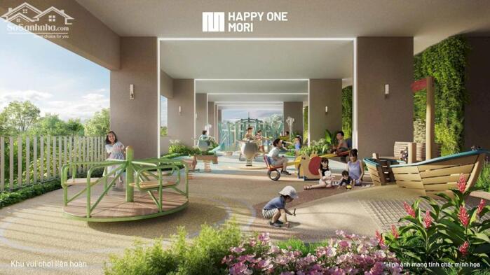 Hình ảnh Dự án Happy One Mori dt 66,5m2 2PN 2WC chỉ 2,7 tỷ tặng nội thất cao cấp ngay quốc lộ 13 tuyến metro view sân gold 0