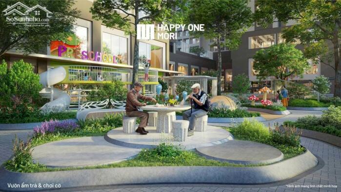 Hình ảnh Dự án Happy One Mori dt 66,5m2 2PN 2WC chỉ 2,7 tỷ tặng nội thất cao cấp ngay quốc lộ 13 tuyến metro view sân gold 2